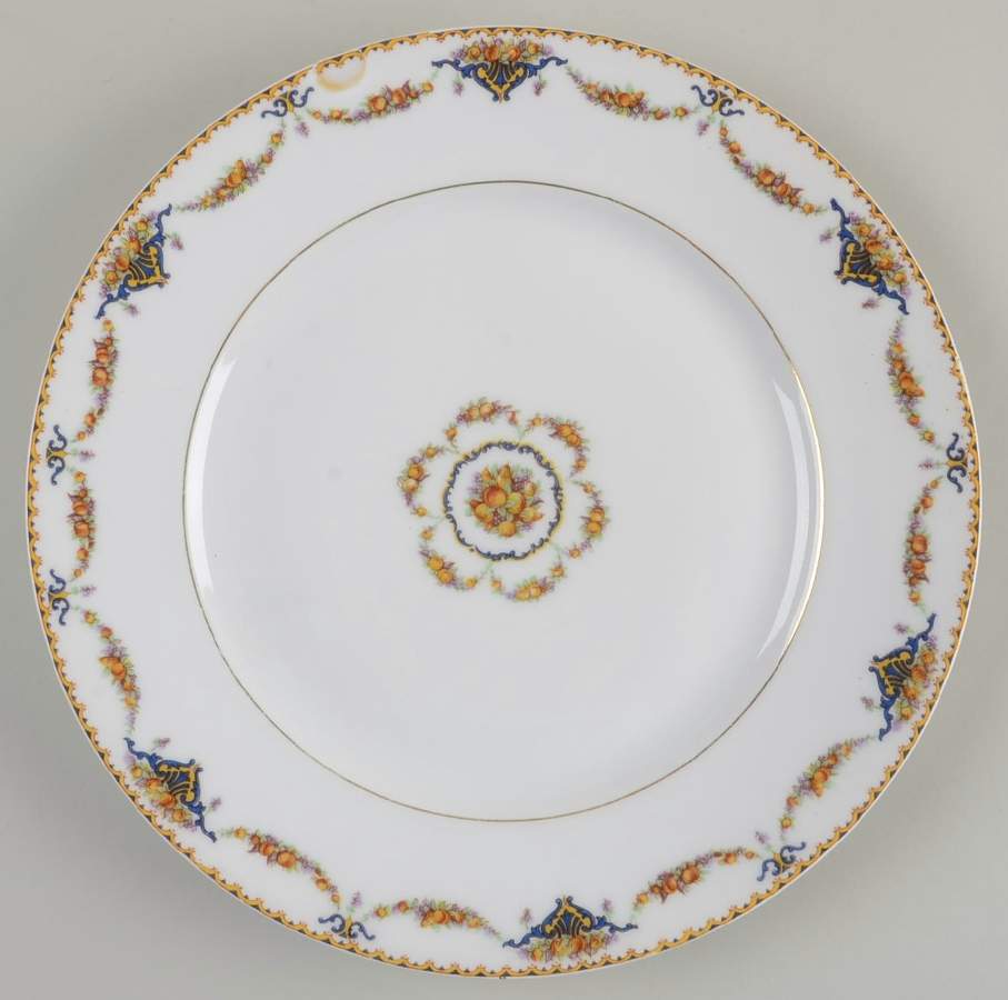 Pomona (White, No Trim) Dinner Plate by Haviland-1