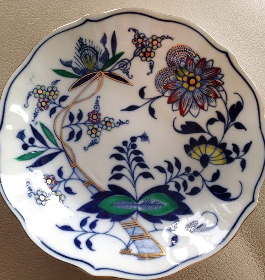 Blue Danube Multicolor Fruit/Dessert (Sauce) Bowl by Hal-Sey Fifth-1