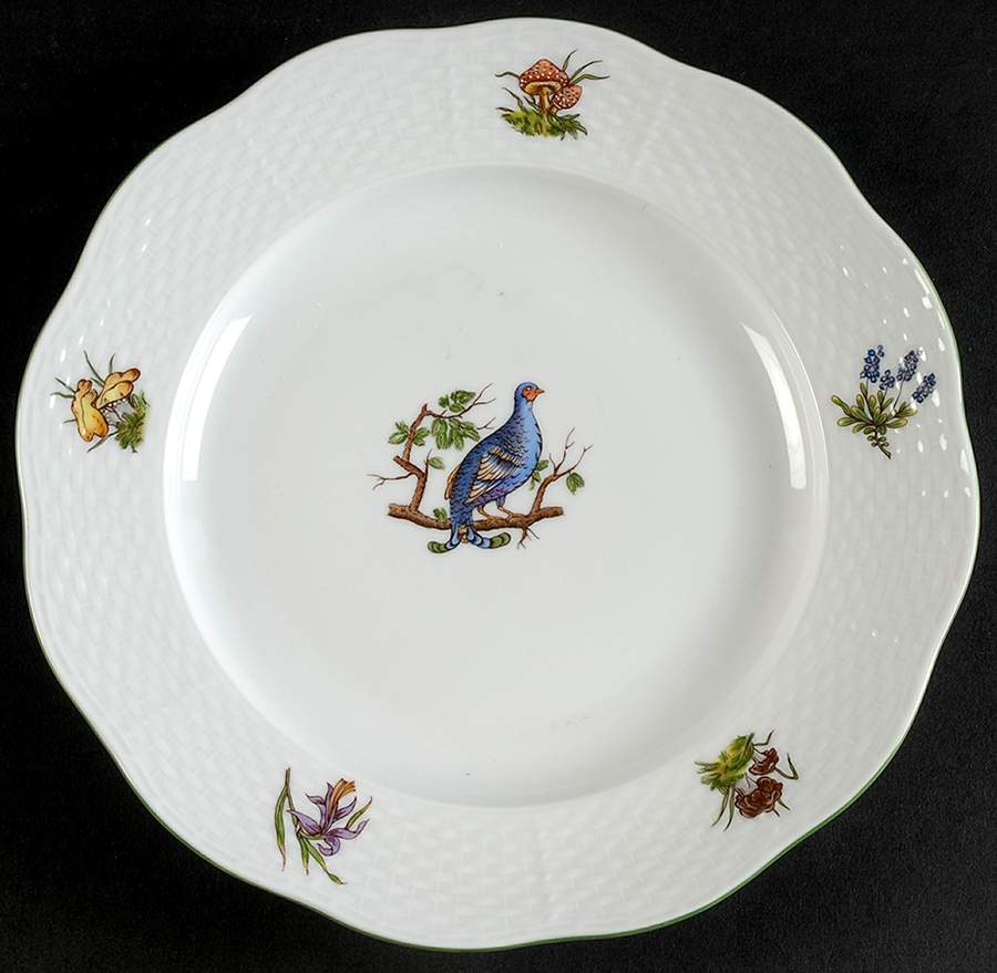 Chasse Tetes Dessert/Pie Plate by Herend-1