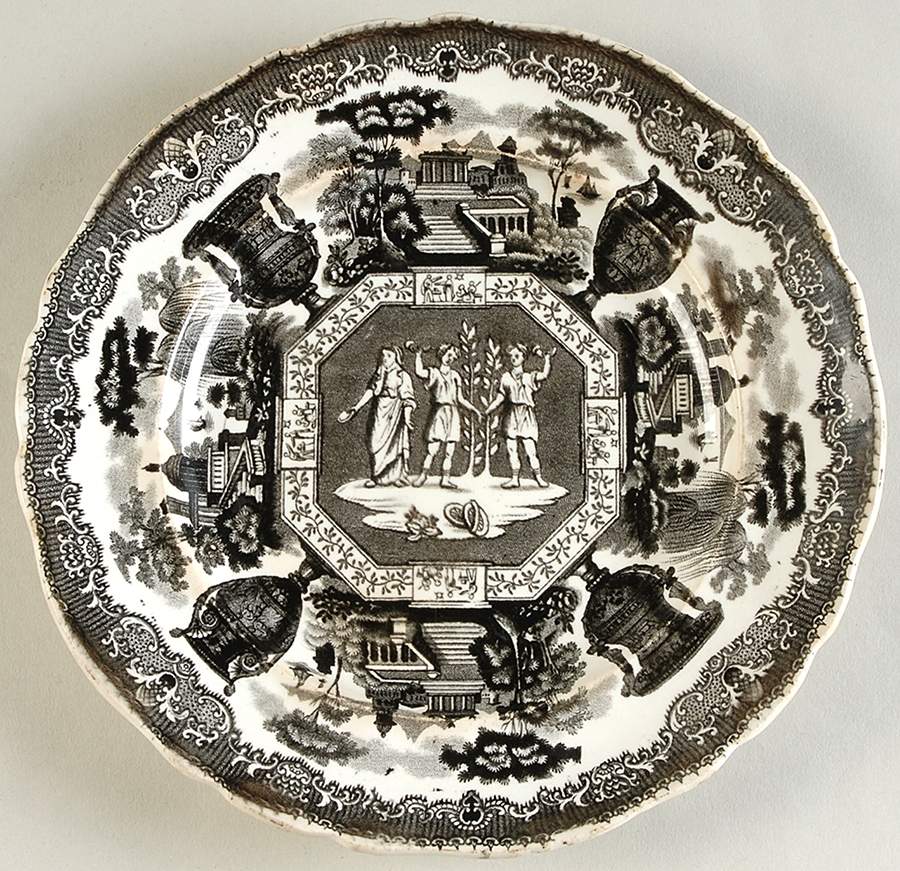 Antiques Salad Plate by Hicks, Meigh & Johnson-1