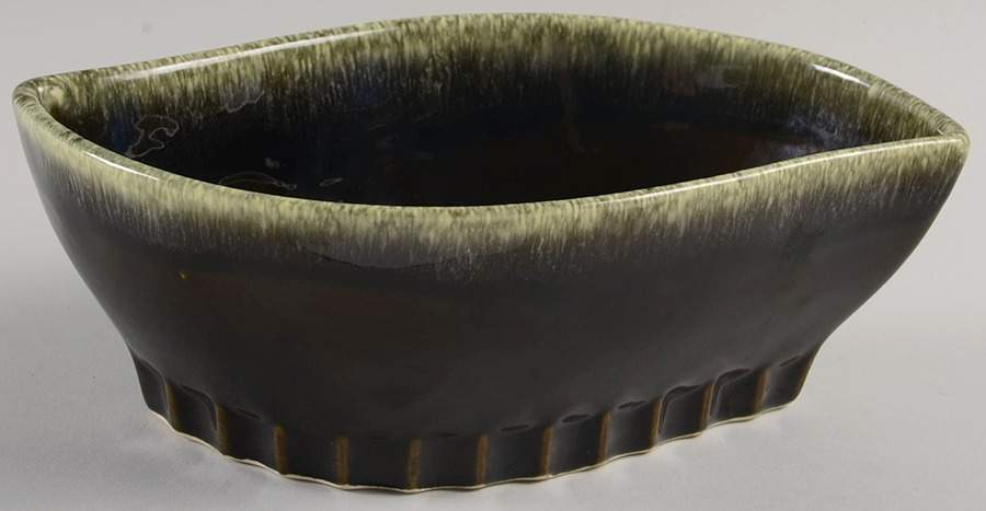 Imperial Ripe Olive 9" Freeform Planter by Hull-1
