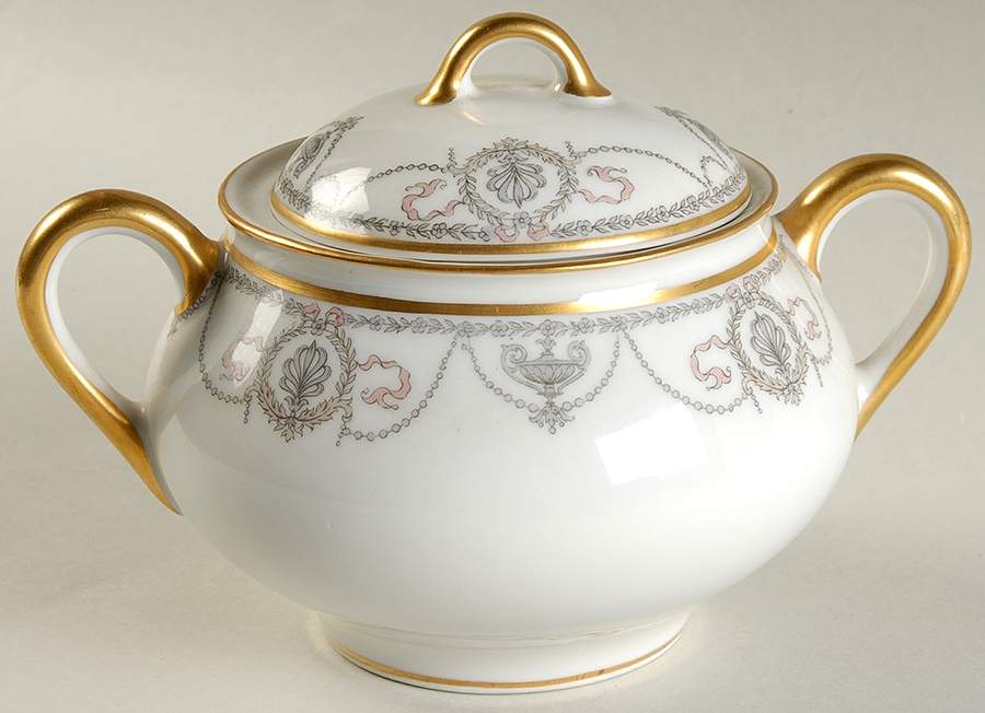 Schleiger 510-3 Sugar Bowl & Lid by Haviland-1