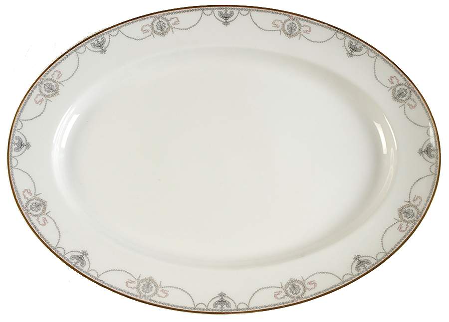 Schleiger 510-3 16" Oval Serving Platter by Haviland-1