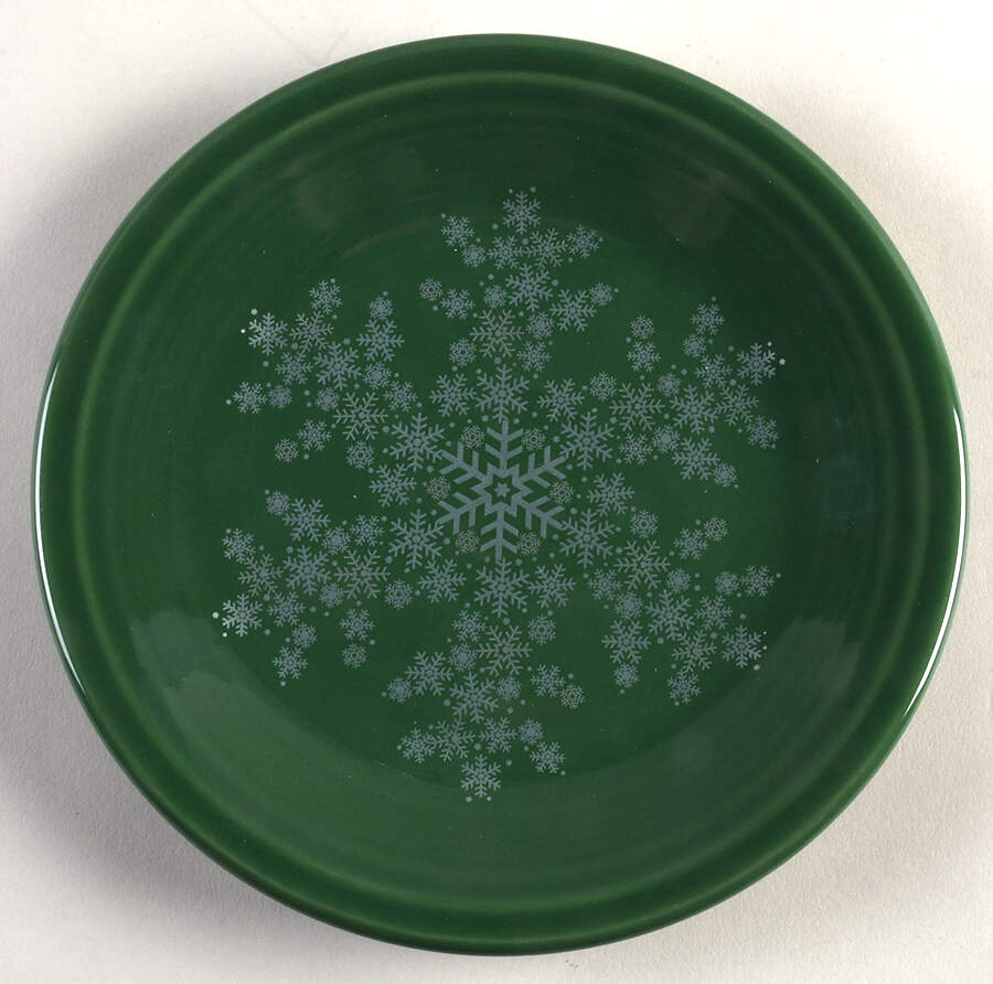 Fiesta Snowflake Salad Plate by Homer Laughlin -1