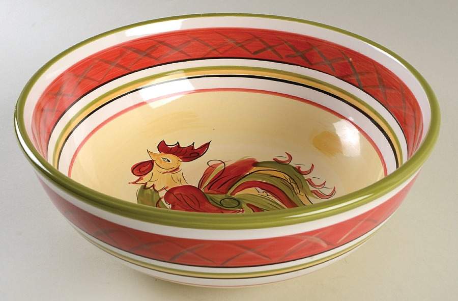 Rafael 11" Large Salad Serving Bowl by Hd Designs-1