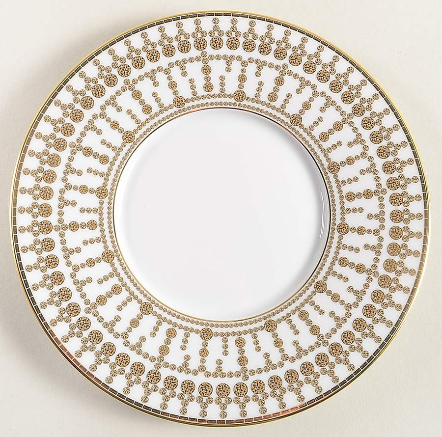 Tiara Gold Salad/Dessert Plate by Haviland-1