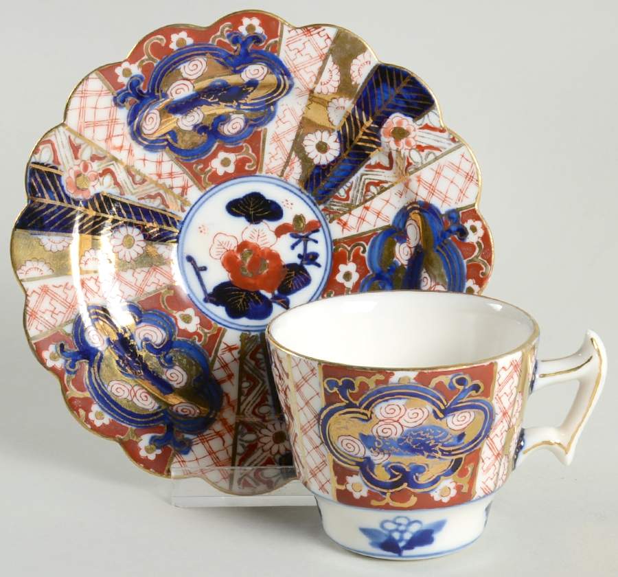 H1O2 Flat Cup & Saucer Set by Hokutosha-1