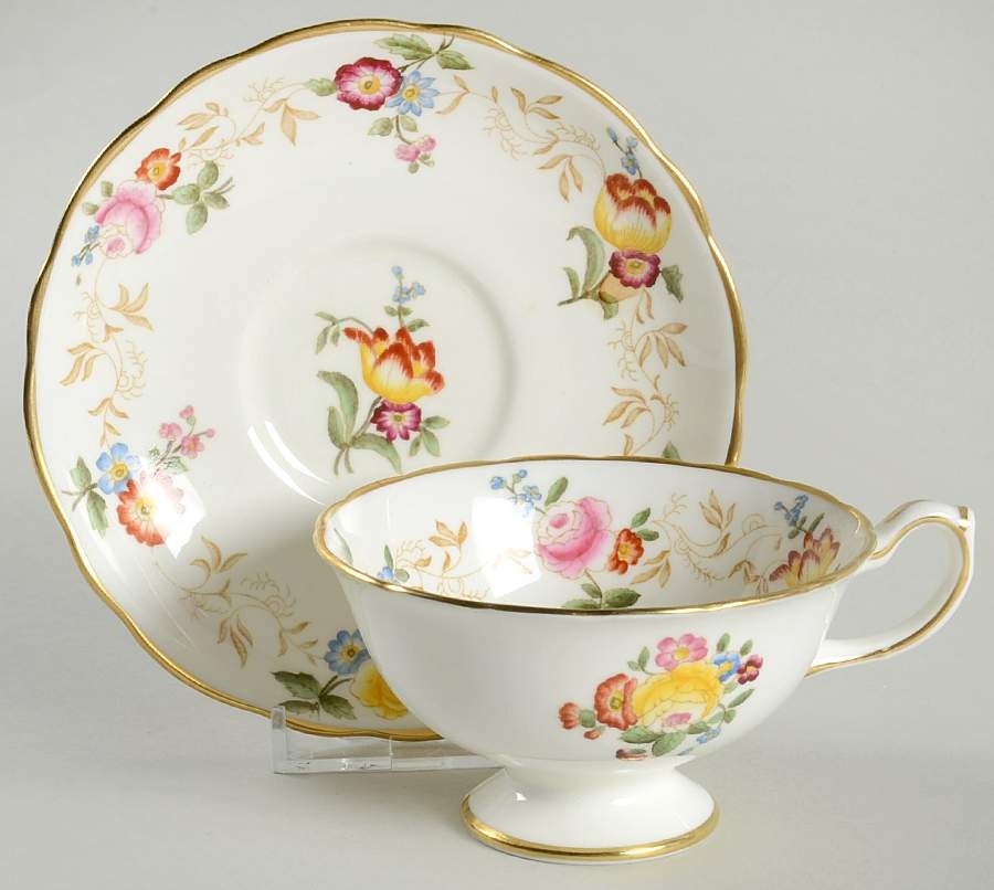4562 Footed Cup & Saucer Set by Hammersley-1