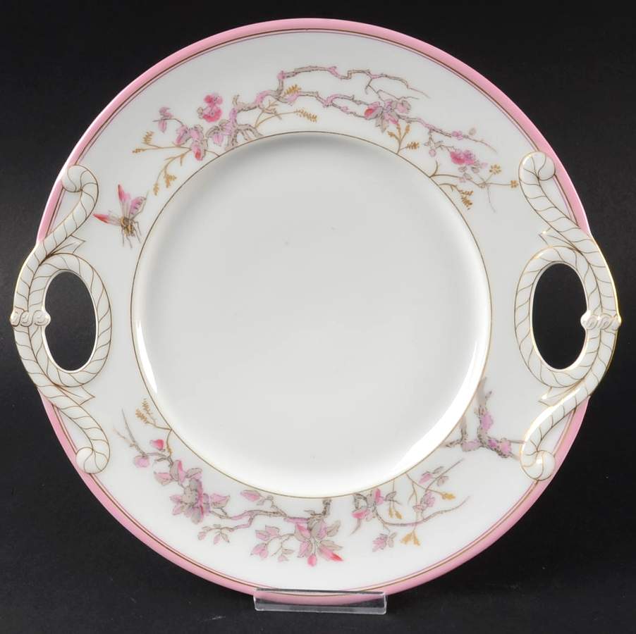 H4928 Handled Cake Plate by Haviland-1