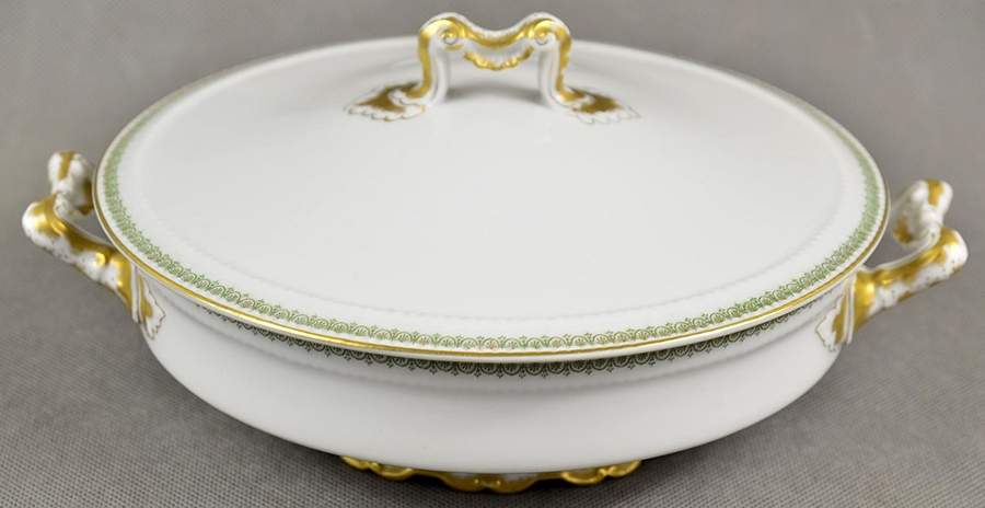 H4718 Round Covered Vegetable by Haviland-1