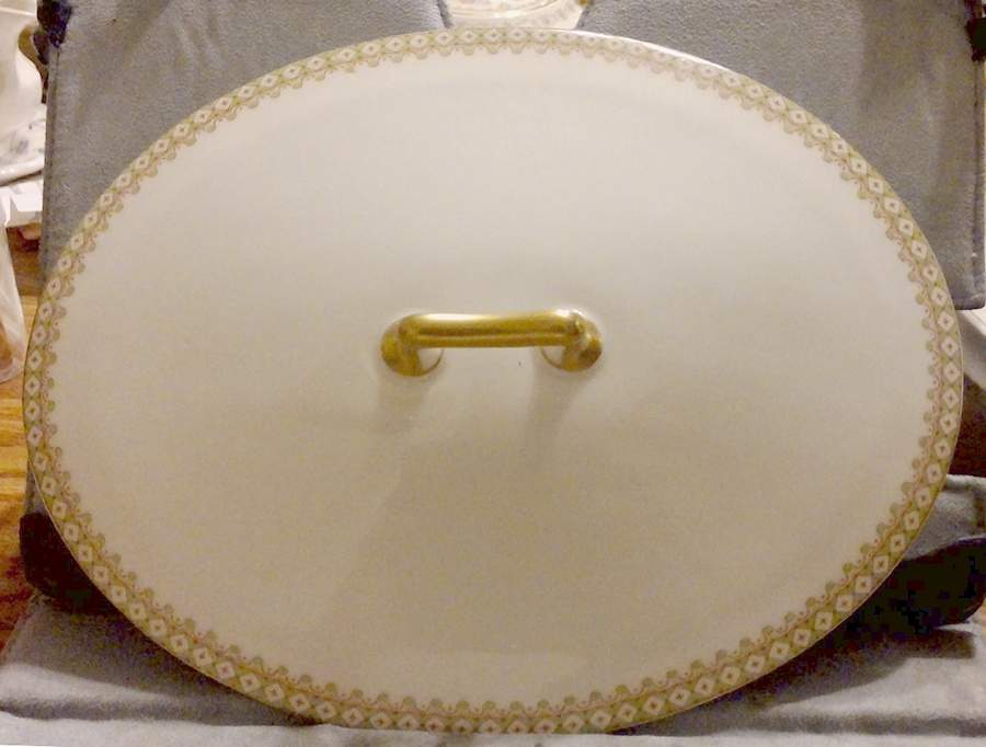 Schleiger 621-1 Lid for Oval Vegetable by Haviland-1