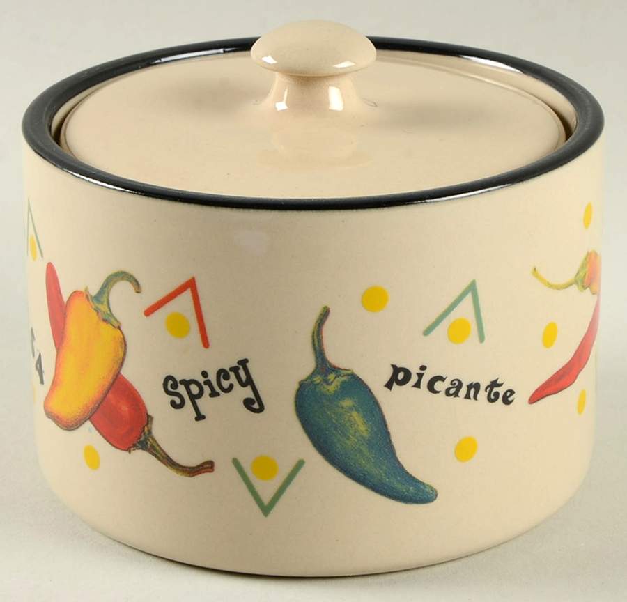 Peppers Butter Box & Lid by Home & Garden Party-1