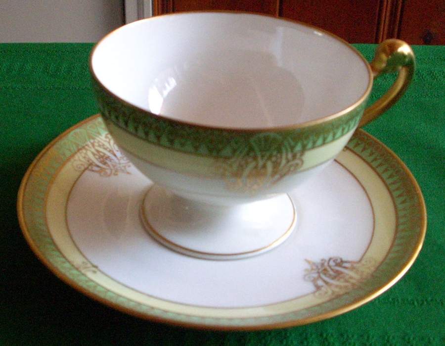 HUT2398 Footed Cup & Saucer Set by Hutschenreuther-1