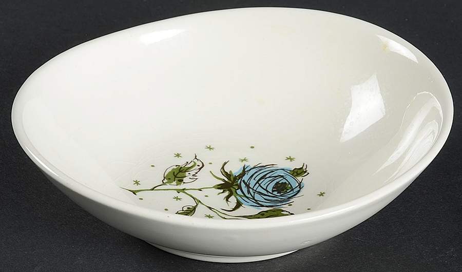 Bleu Enchantress Fruit/Dessert (Sauce) Bowl by Harmony House China-1
