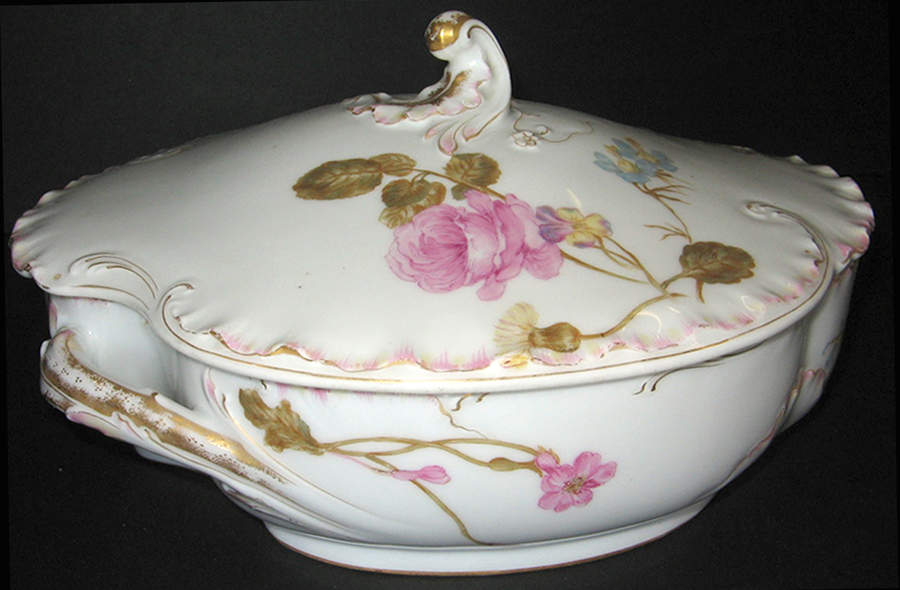 H4949 Round Covered Vegetable by Haviland-1