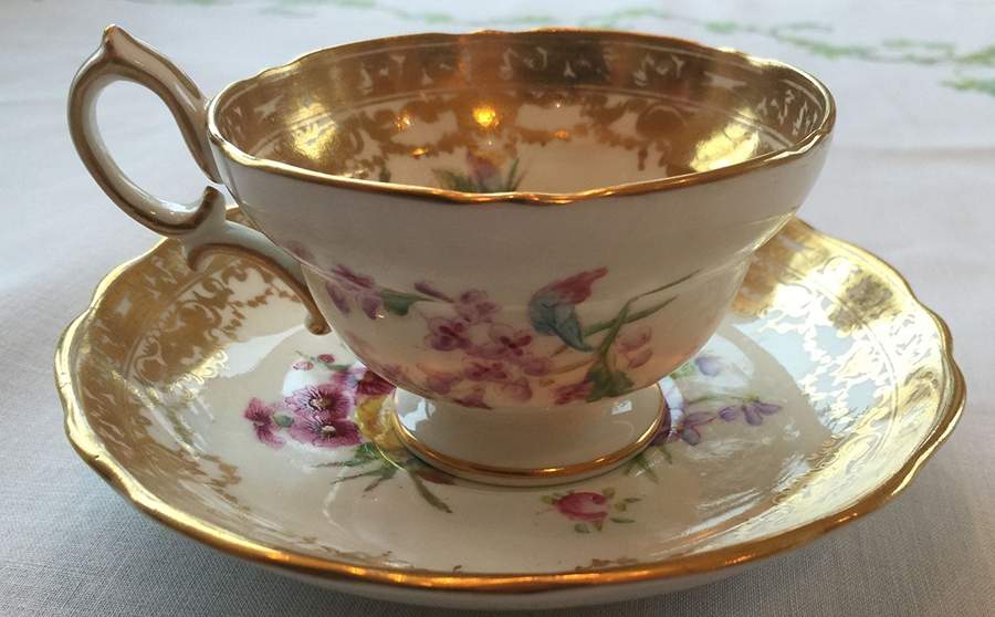14093 Footed Cup & Saucer Set by Hammersley-1