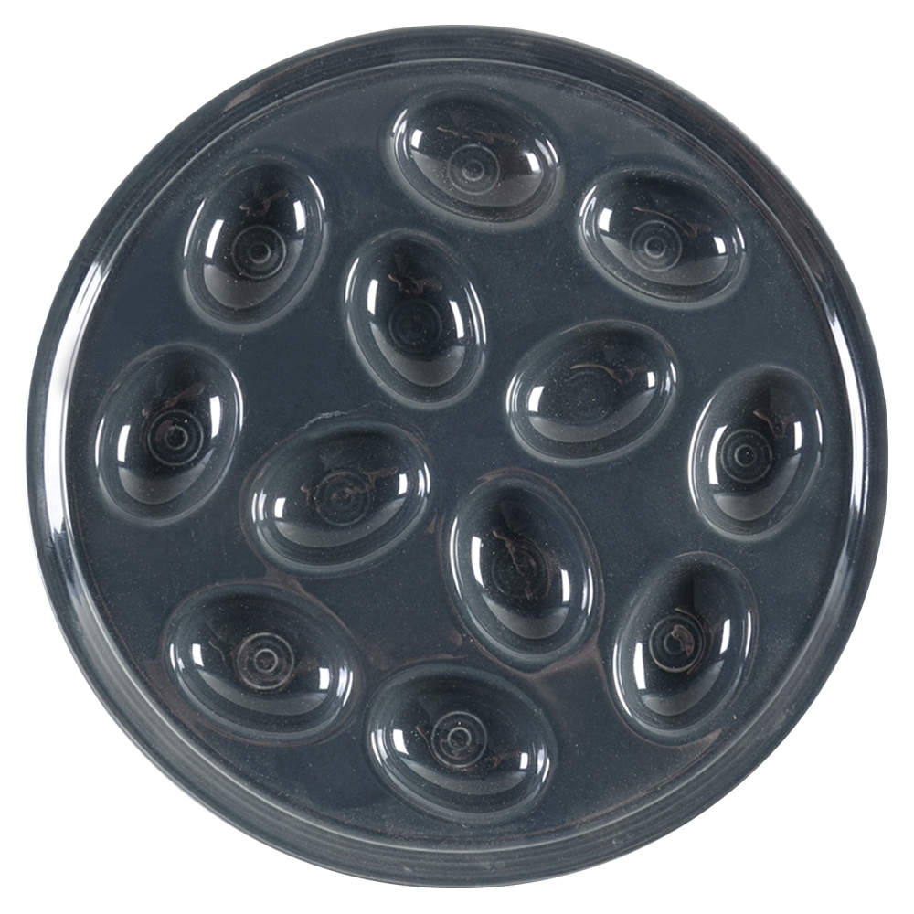 Fiesta Slate (Intro 2015) Deviled Egg Plate by Homer Laughlin -1
