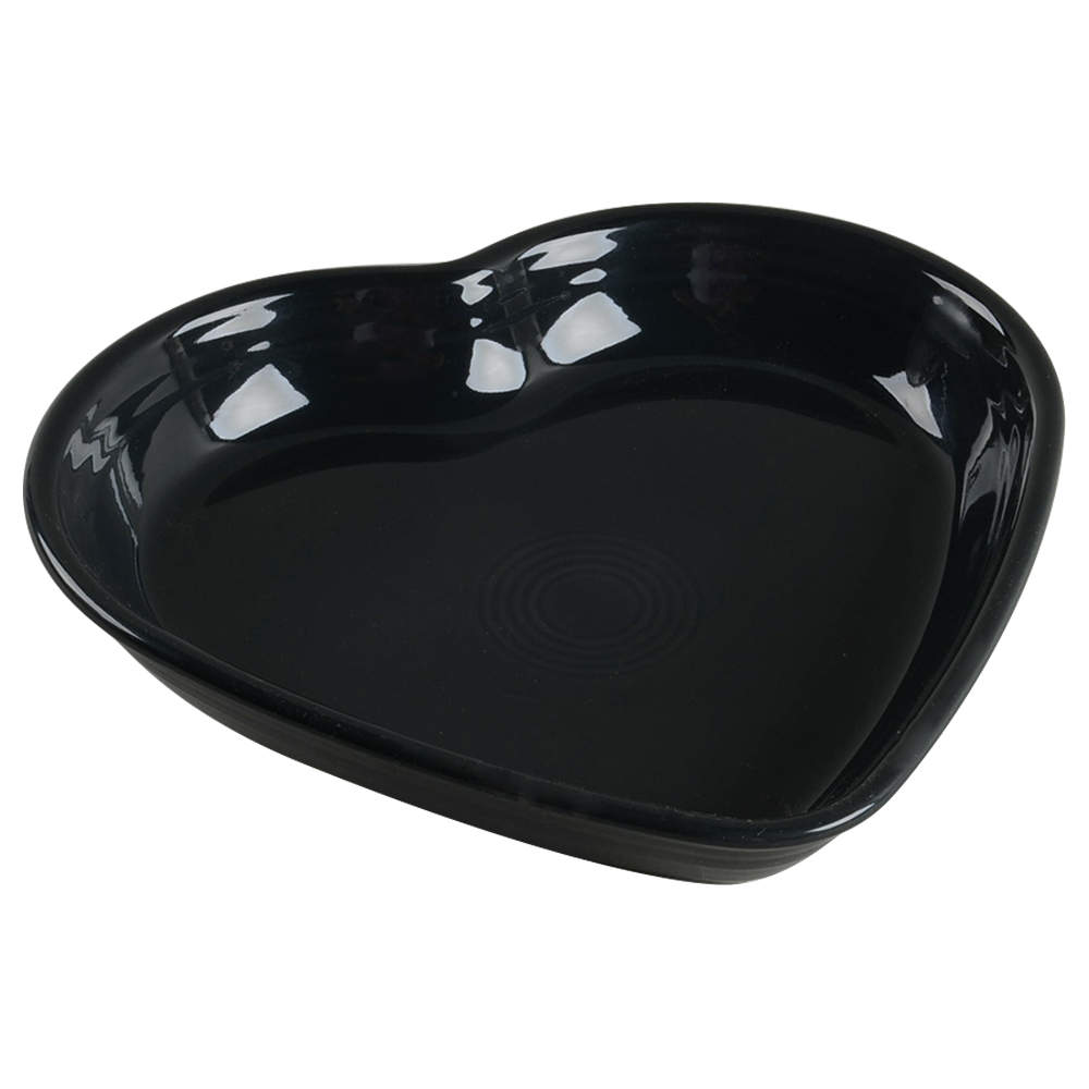 Fiesta Slate (Intro 2015) 9" Heart Shaped Bowl by Homer Laughlin -1