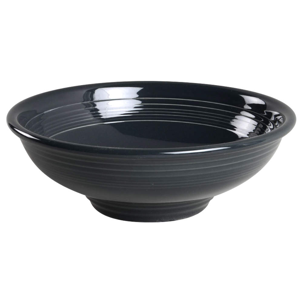 Fiesta Slate (Intro 2015) Pedestal Bowl by Homer Laughlin -1