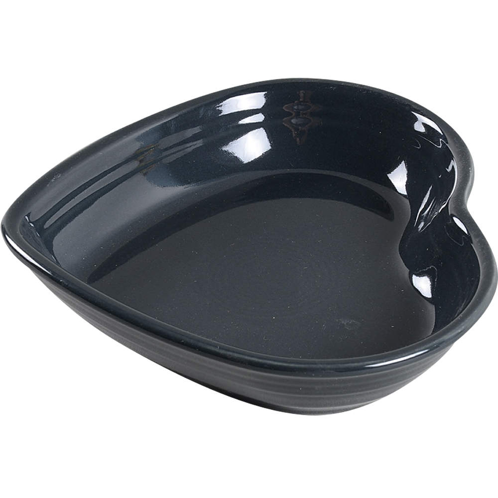 Fiesta Slate (Intro 2015) 7" Heart Shaped Bowl by Homer Laughlin -1