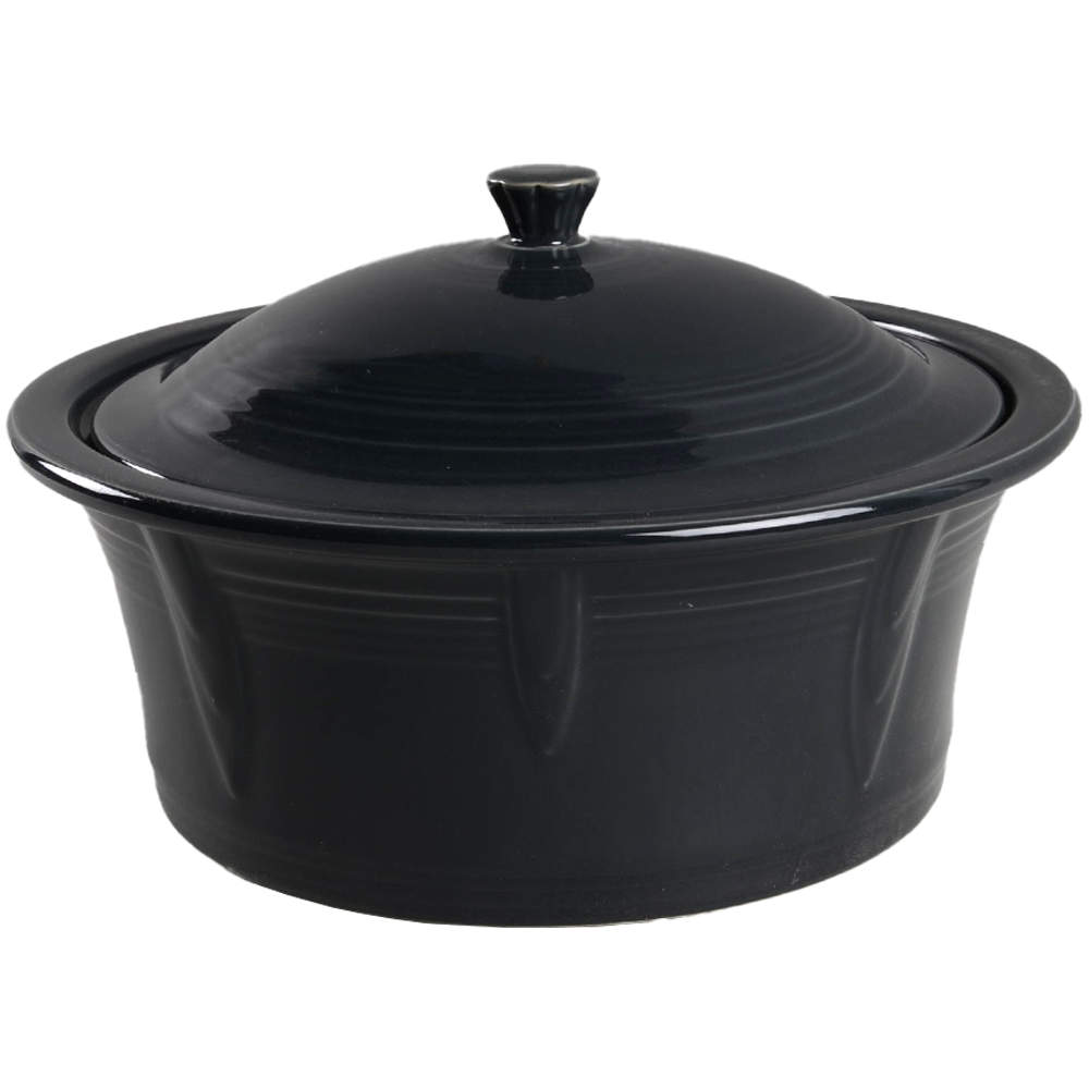 Fiesta Slate (Intro 2015) 2.5 Qt Round Covered Casserole by Homer Laughlin -1