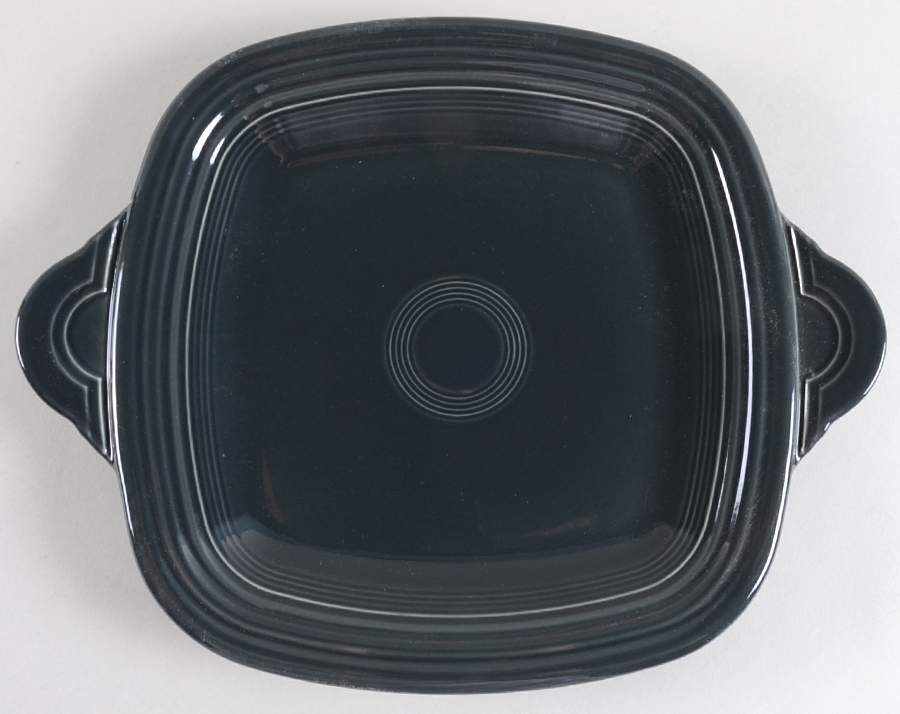 Fiesta Slate (Intro 2015) Handled Square Tray by Homer Laughlin -1