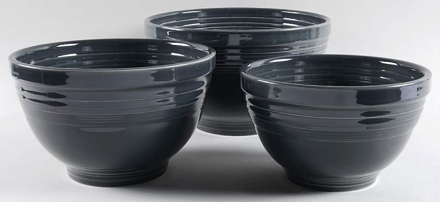 Fiesta Slate (Intro 2015) (3 Piece) Baking Bowl Set (11", 9", 8") by Homer Laughlin -1