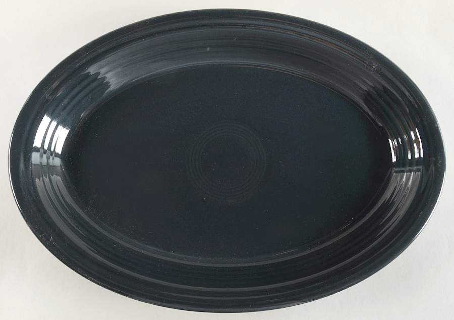 Fiesta Slate (Intro 2015) 13" Oval Serving Platter by Homer Laughlin -1