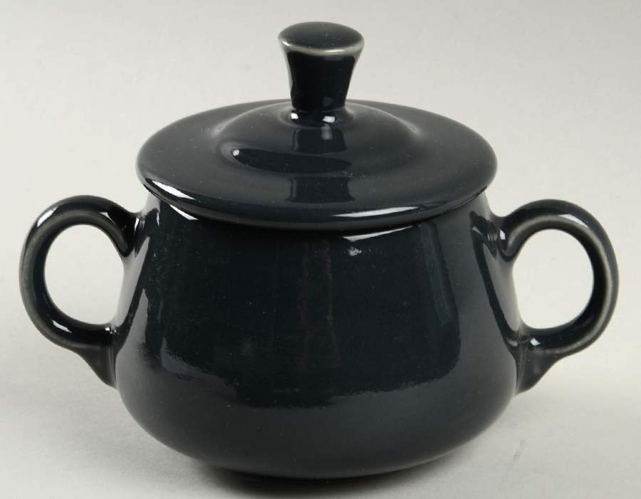 Fiesta Slate (Intro 2015) Sugar Bowl & Lid by Homer Laughlin -1