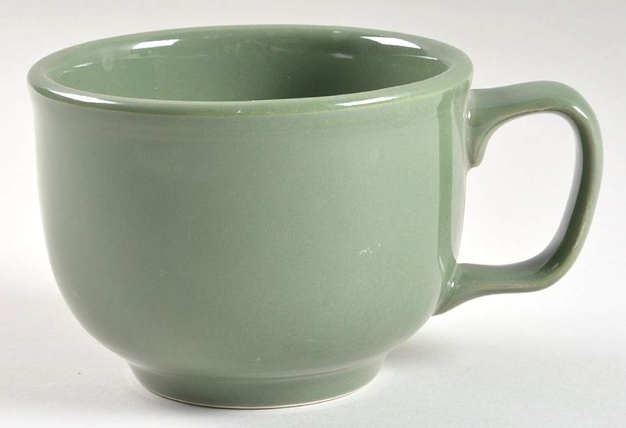 Fiesta Sage Green (Intro 2015) Jumbo Cup by Homer Laughlin -1