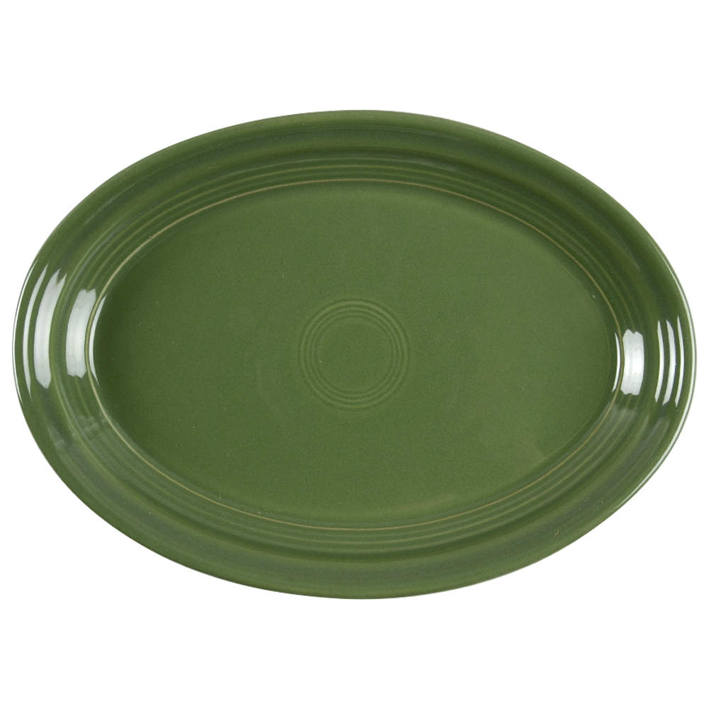 Fiesta Sage Green (Intro 2015) 9" Oval Serving Platter by Homer Laughlin -1