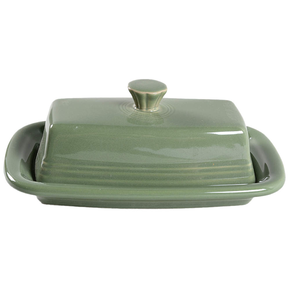 Fiesta Sage Green (Intro 2015) Extra Large 1/4 Lb Covered Butter by Homer Laughlin -1