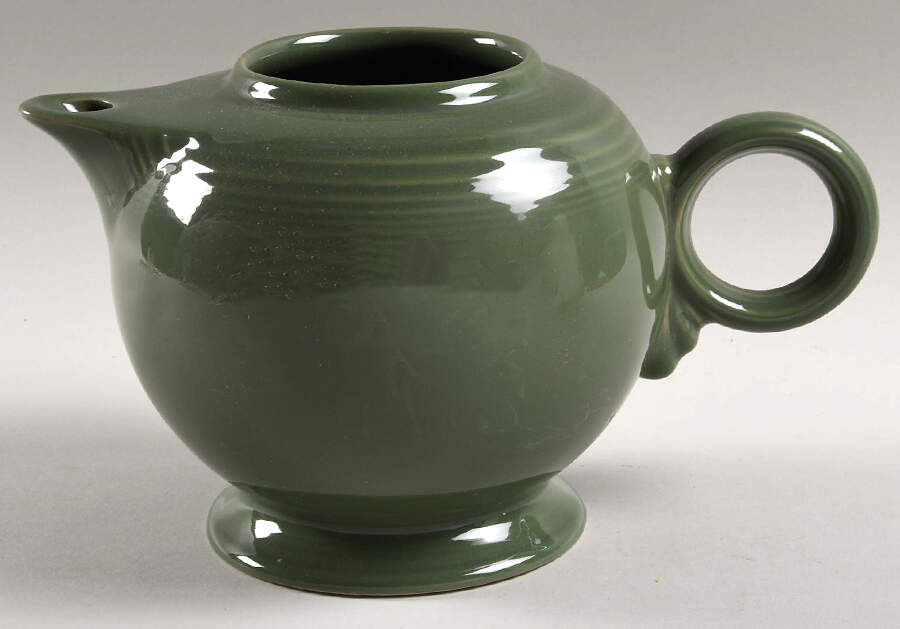 Fiesta Sage Green (Intro 2015) Teapot No Lid by Homer Laughlin -1