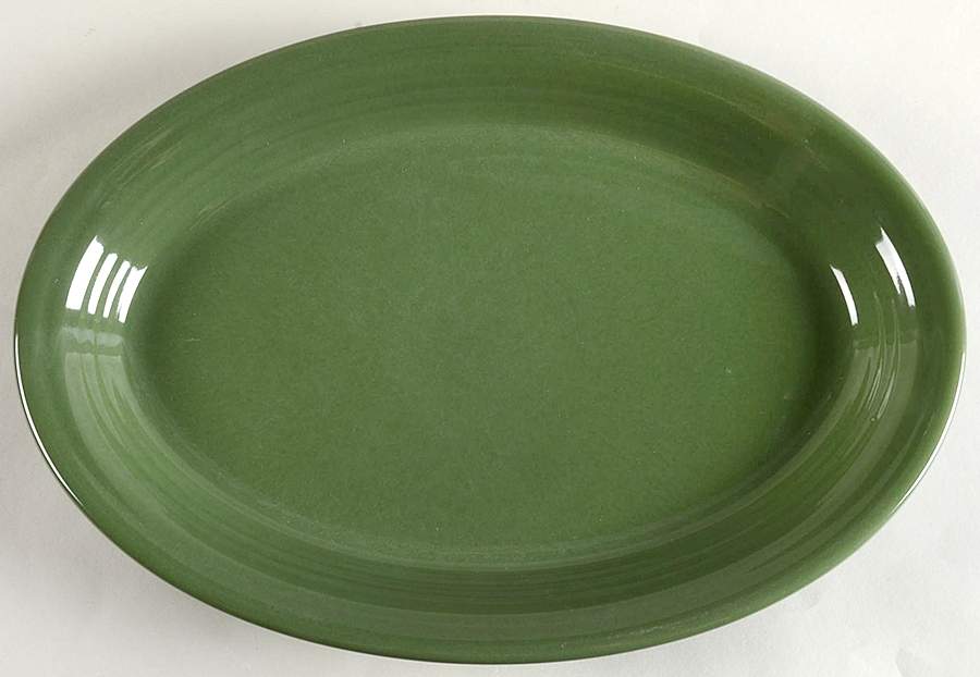 Fiesta Sage Green (Intro 2015) 13" Oval Serving Platter by Homer Laughlin -1