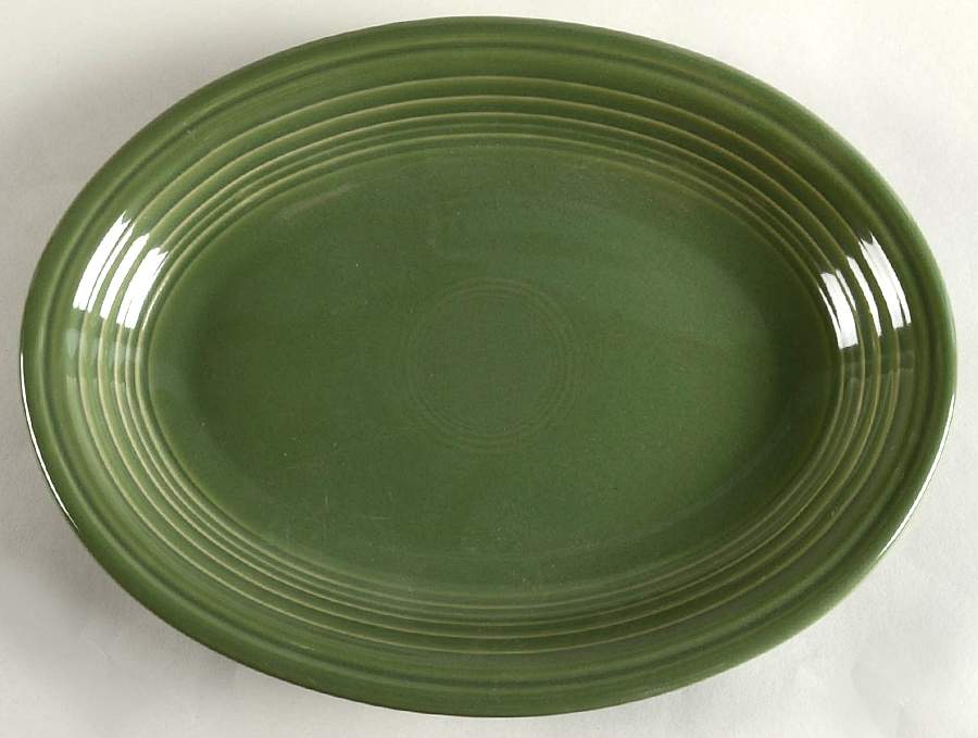 Fiesta Sage Green (Intro 2015) 11" Oval Serving Platter by Homer Laughlin -1