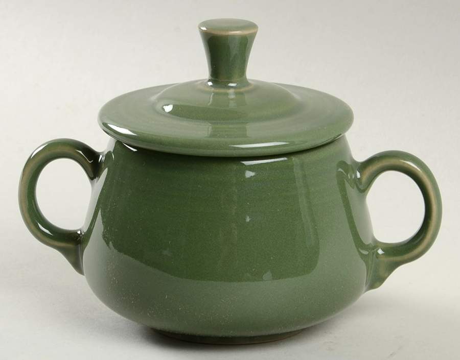 Fiesta Sage Green (Intro 2015) Sugar Bowl & Lid by Homer Laughlin -1