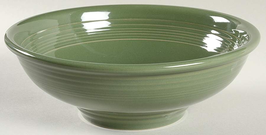 Fiesta Sage Green (Intro 2015) Pedestal Bowl by Homer Laughlin -1