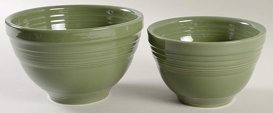 Fiesta Sage Green (Intro 2015) 2 Piece Prep Bowl Set (PREB6, PREB7) by Homer Laughlin -1