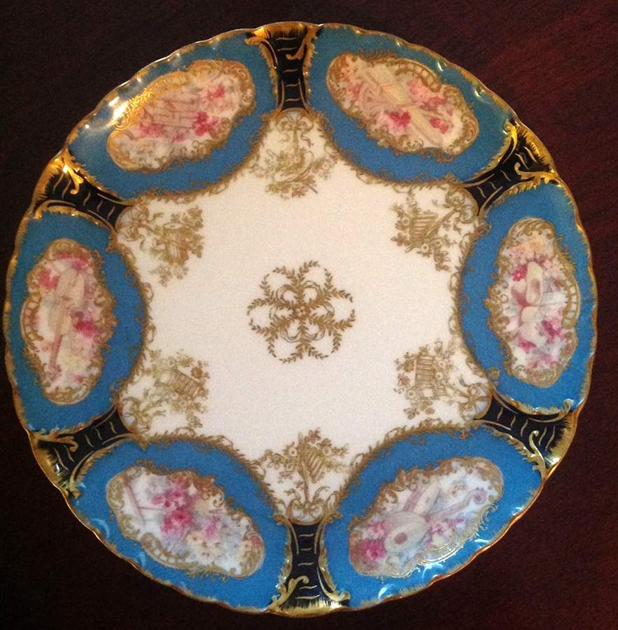 H4957 Luncheon Plate by Haviland-1