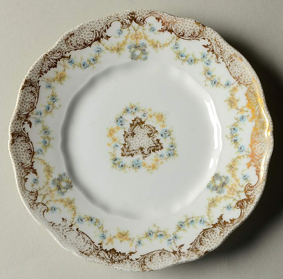 Schleiger 597-9 Bread & Butter Plate by Haviland-1
