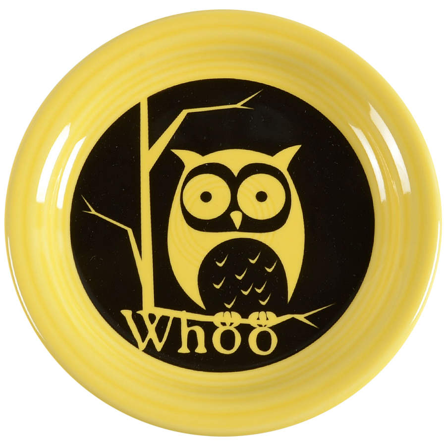 Fiesta Whoo Owl Appetizer Plate by Homer Laughlin -1