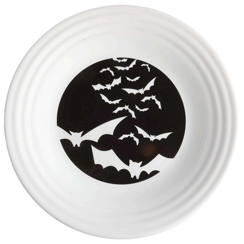 Fiesta Halloween Bats Luncheon Plate by Homer Laughlin -1