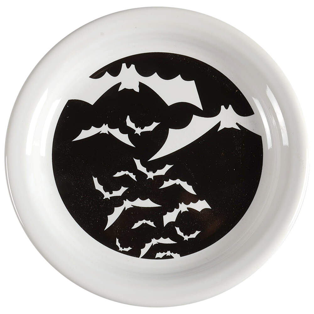 Fiesta Halloween Bats Appetizer Plate by Homer Laughlin -1