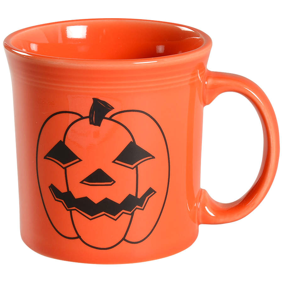 Fiesta Spooky Pumpkin 12 Oz Java Mug by Homer Laughlin -1