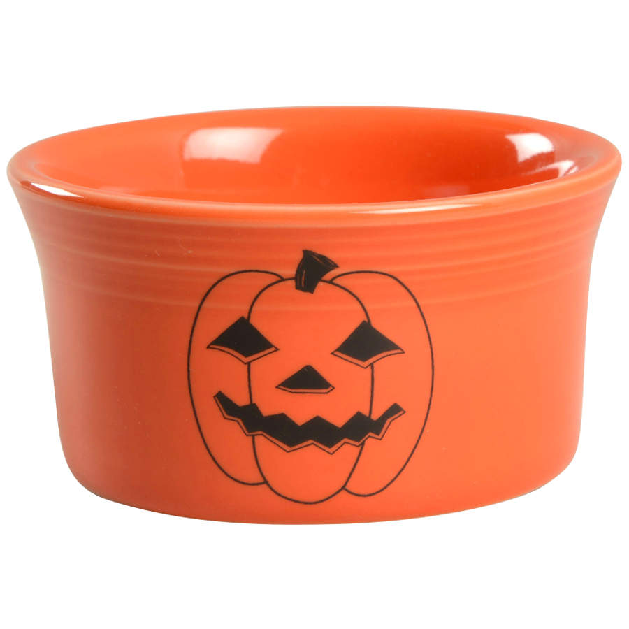 Fiesta Spooky Pumpkin Ramekin by Homer Laughlin -1