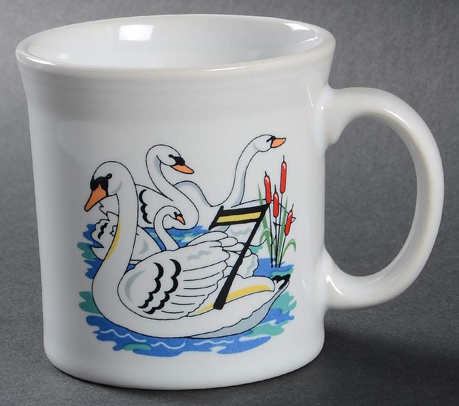Fiesta Twelve Days of Christmas Mug by Homer Laughlin -1