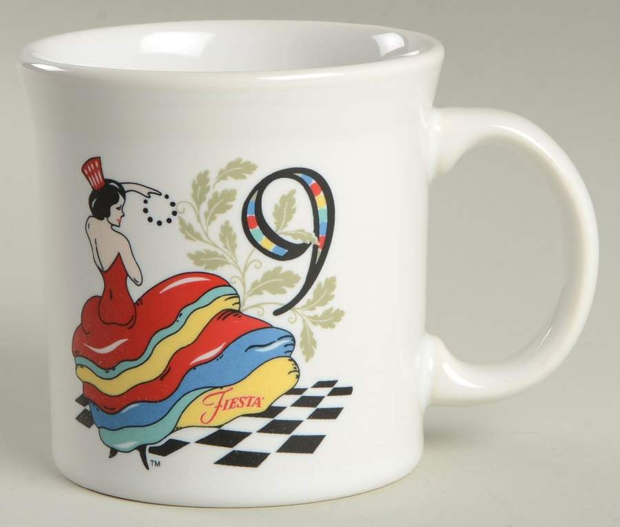 Fiesta Twelve Days of Christmas Mug by Homer Laughlin -1