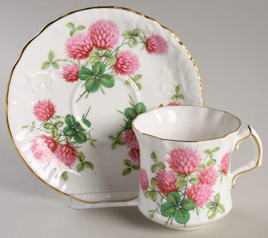 4177 (Scalloped) Flat Cup & Saucer Set by Hammersley-1