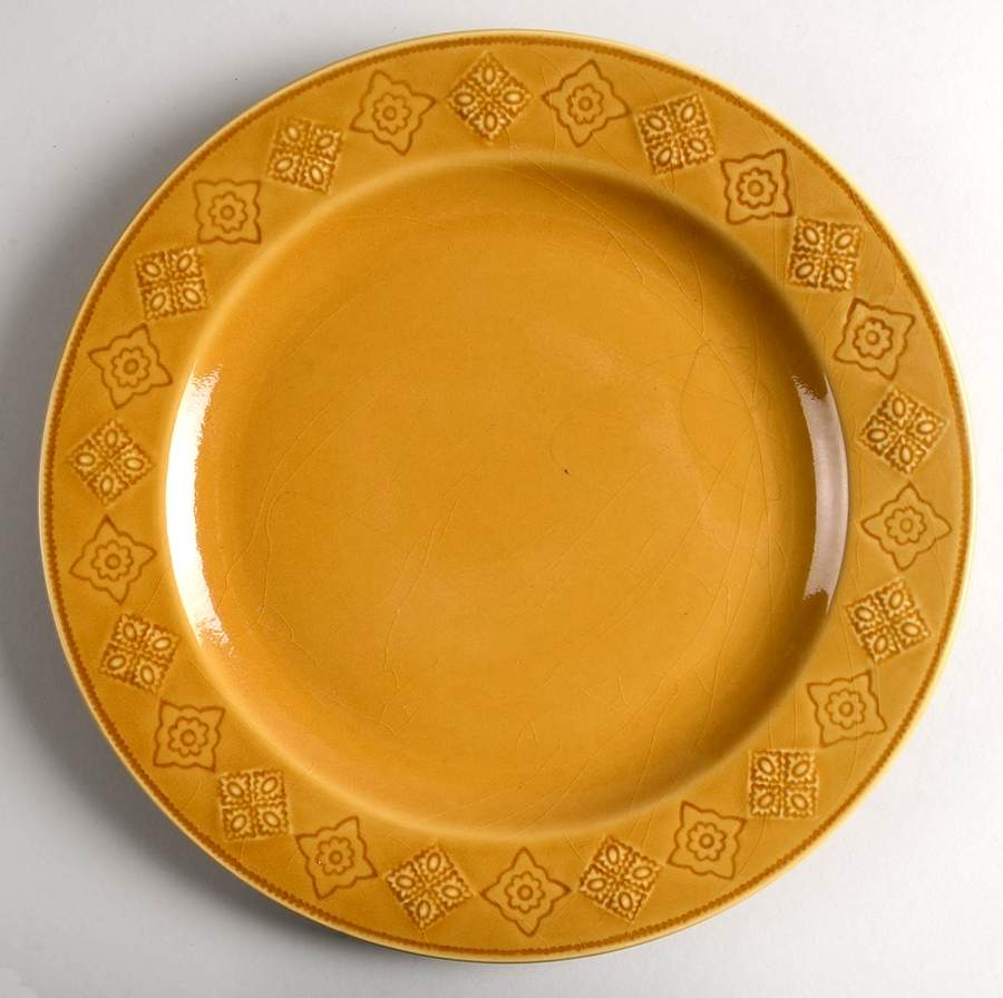 HMQ61 Tan Dinner Plate by Home-1