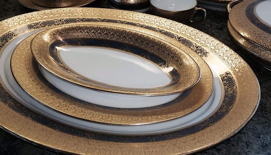 HUT3334 16" Oval Serving Platter by Hutschenreuther-1